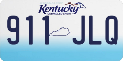 KY license plate 911JLQ