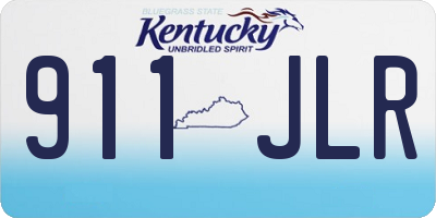 KY license plate 911JLR