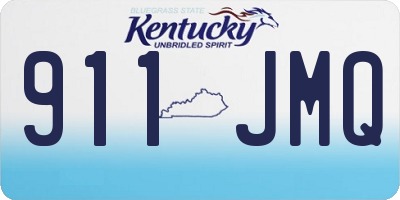KY license plate 911JMQ