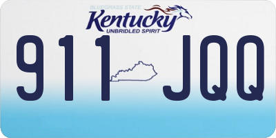 KY license plate 911JQQ