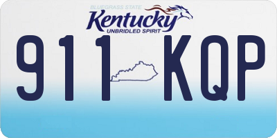 KY license plate 911KQP