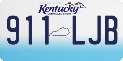 KY license plate 911LJB