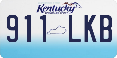 KY license plate 911LKB