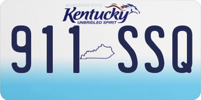 KY license plate 911SSQ