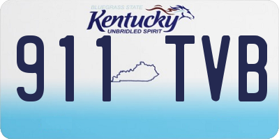 KY license plate 911TVB