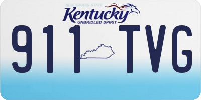 KY license plate 911TVG