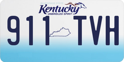 KY license plate 911TVH