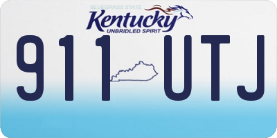 KY license plate 911UTJ