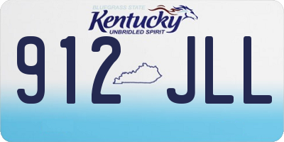 KY license plate 912JLL