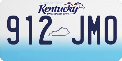 KY license plate 912JMO