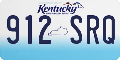KY license plate 912SRQ