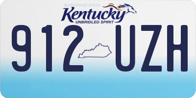 KY license plate 912UZH