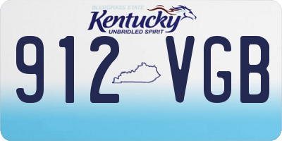 KY license plate 912VGB