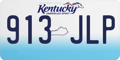 KY license plate 913JLP