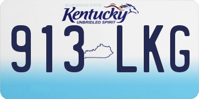 KY license plate 913LKG