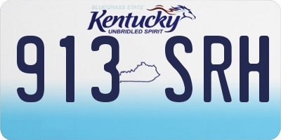 KY license plate 913SRH