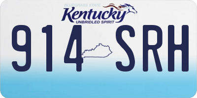 KY license plate 914SRH