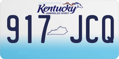 KY license plate 917JCQ