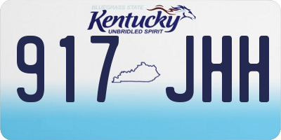 KY license plate 917JHH