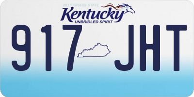 KY license plate 917JHT