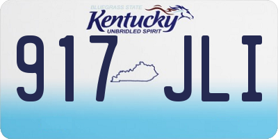 KY license plate 917JLI