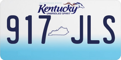 KY license plate 917JLS