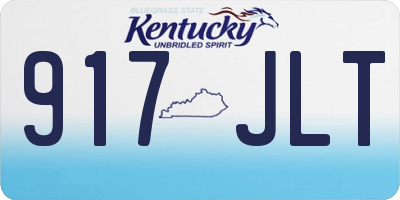 KY license plate 917JLT