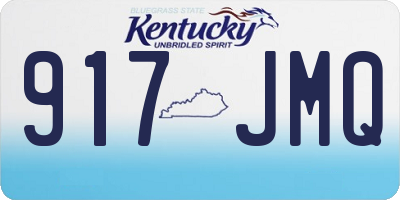 KY license plate 917JMQ