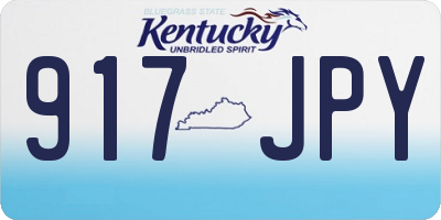 KY license plate 917JPY