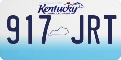 KY license plate 917JRT