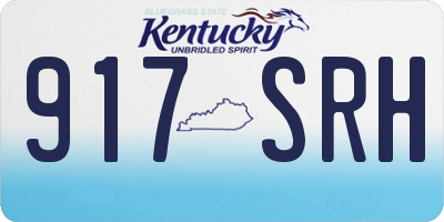 KY license plate 917SRH