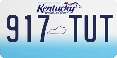 KY license plate 917TUT