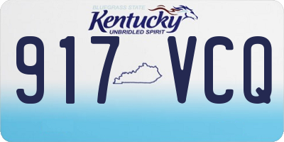 KY license plate 917VCQ