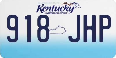 KY license plate 918JHP