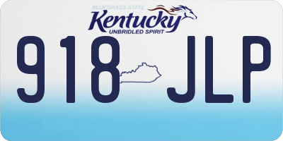 KY license plate 918JLP