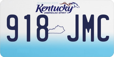 KY license plate 918JMC
