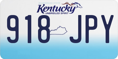 KY license plate 918JPY