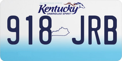 KY license plate 918JRB