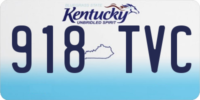 KY license plate 918TVC