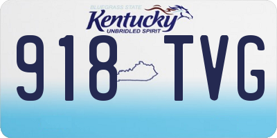 KY license plate 918TVG