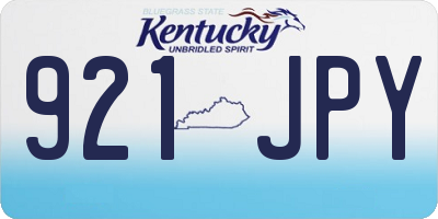 KY license plate 921JPY