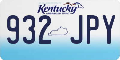KY license plate 932JPY