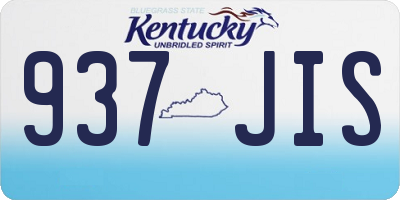 KY license plate 937JIS