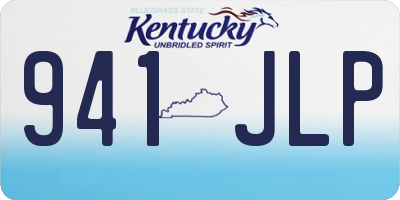 KY license plate 941JLP