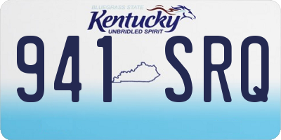 KY license plate 941SRQ