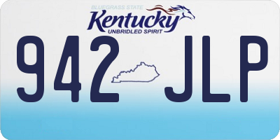 KY license plate 942JLP
