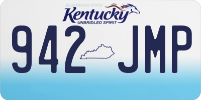 KY license plate 942JMP
