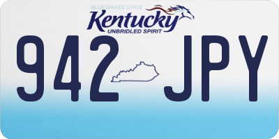 KY license plate 942JPY
