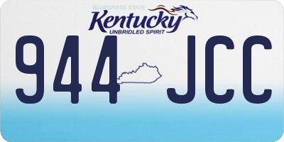 KY license plate 944JCC