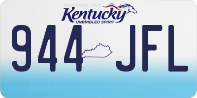 KY license plate 944JFL